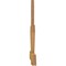 Ekena Millwork Kennewick Rough Sawn Timber Gable Bracket, Western Red Cedar, 72"W x 42"H x 2"D x 6"F, 14/12 Pitch GBW072X42X0206KEN00RWR - alternate 4